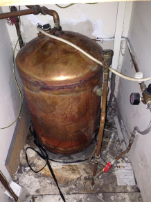 Image for Old copper cylinder